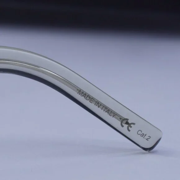 Saint Laurent SL461 BETTY 015 Rectangle Sunglasses - Transparent Green/Green - Picture 8 of 12